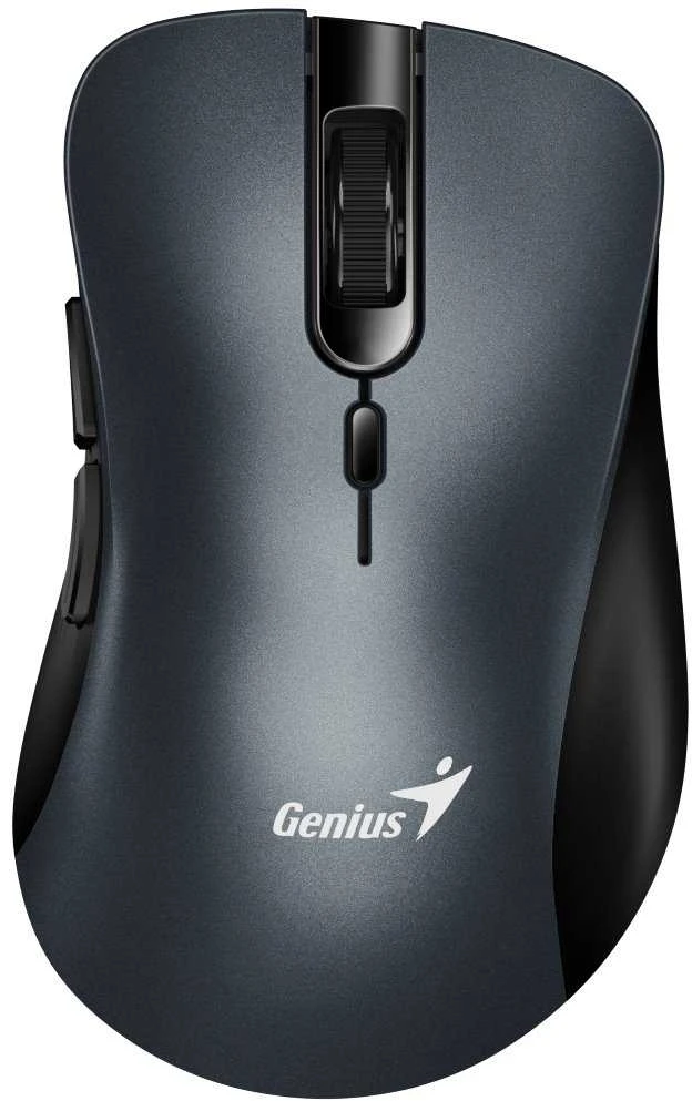 Genius Ergo 8100S Bevielė pelė, metaliczna pilka, 1600DPI