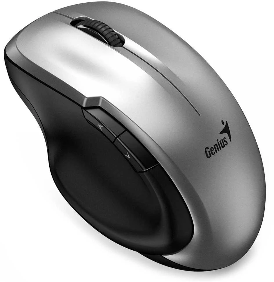 Genius Ergo 8200S belaidė optinė pelė su USB-C jungtimi, sidabrinė