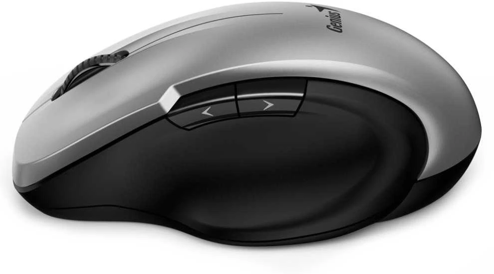 Genius Ergo 8200S belaidė optinė pelė su USB-C jungtimi, sidabrinė