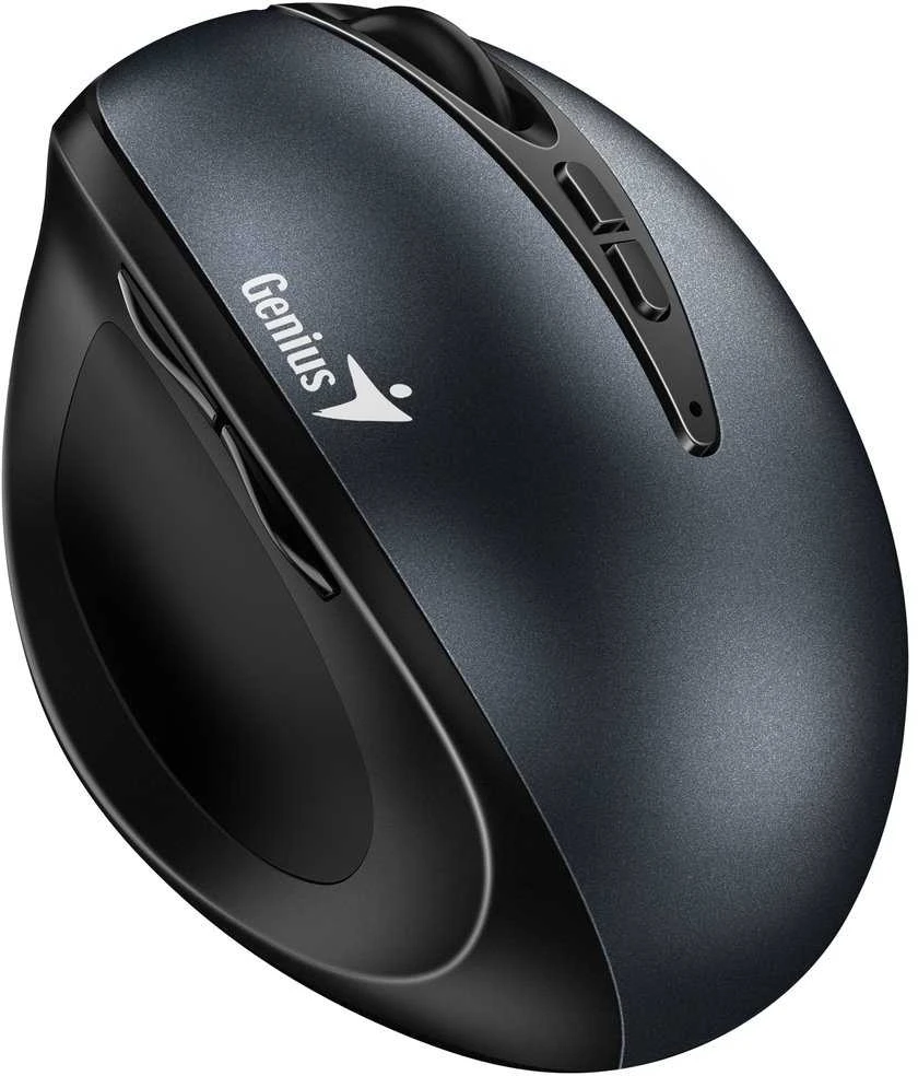 Genius Ergo 8300S Bevielė pelė, juoda-pilka, 1600DPI
