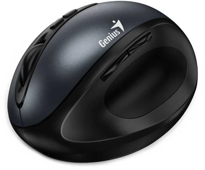 Genius Ergo 8300S Bevielė pelė, juoda-pilka, 1600DPI