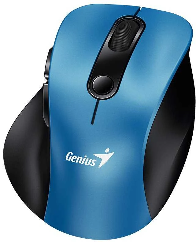 Genius Ergo 9000S Bevielė pelė, juoda-mėlyna, 2400DPI