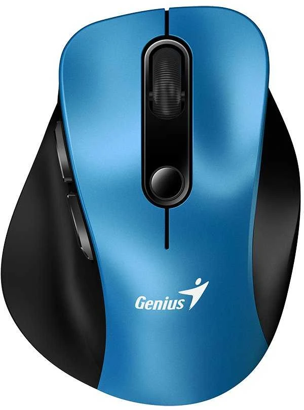 Genius Ergo 9000S Bevielė pelė, juoda-mėlyna, 2400DPI