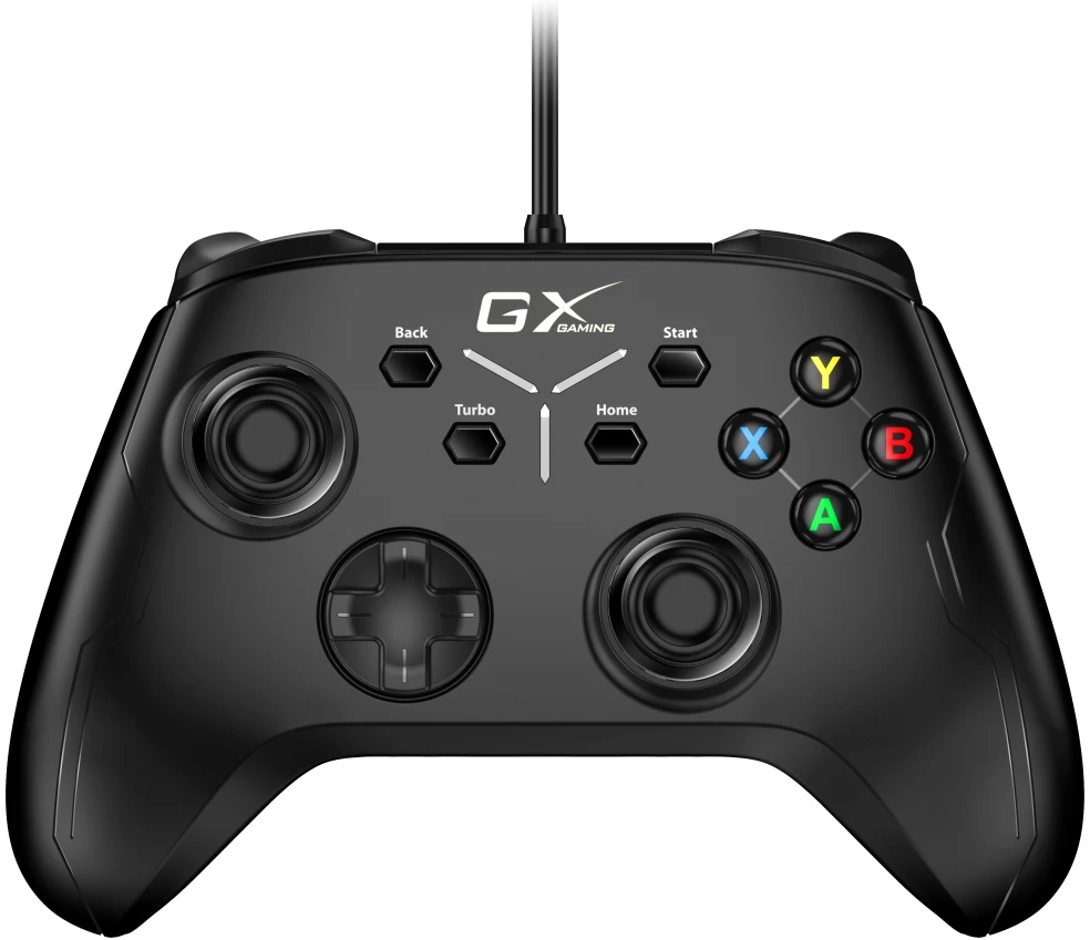 Gamepad Genius GX Gaming MaxFire GX-21UV, 18przycisk, USB/PS3/PS4, juoda