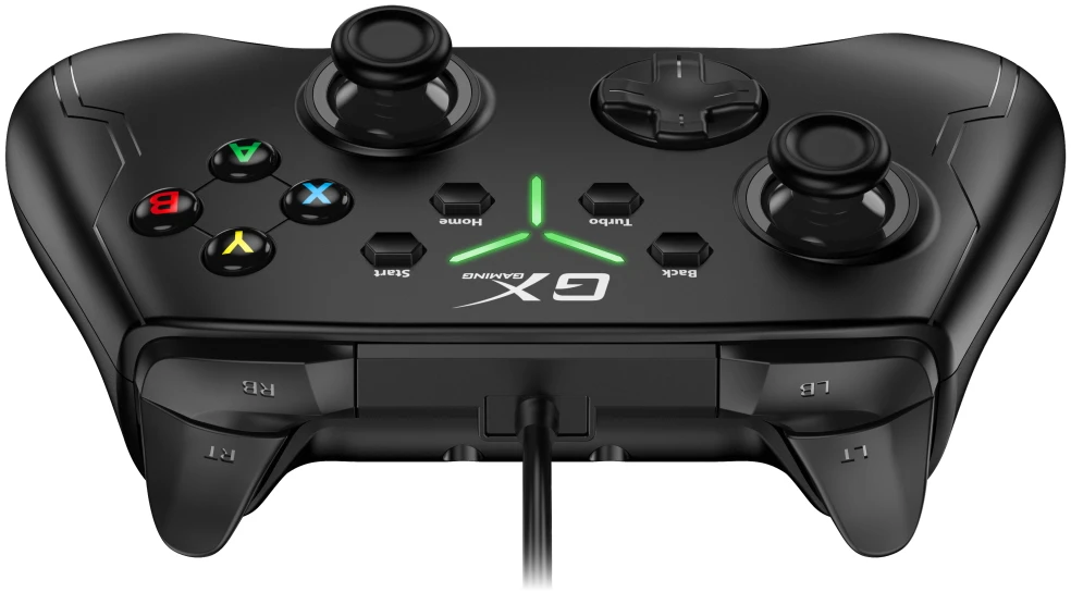 Gamepad Genius GX Gaming MaxFire GX-21UV, 18przycisk, USB/PS3/PS4, juoda