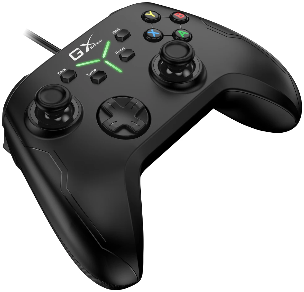 Gamepad Genius GX Gaming MaxFire GX-21UV, 18przycisk, USB/PS3/PS4, juoda