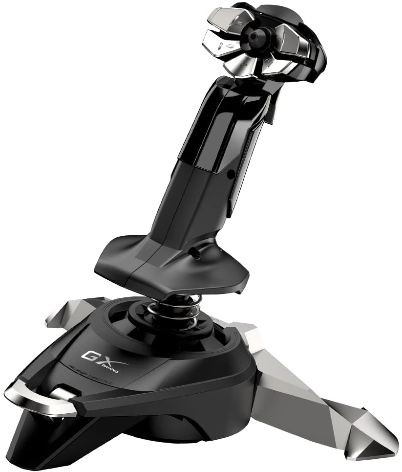 Joystick Genius MaxFire F27, 12przycisk, USB, juoda, Windows 8/10/11 i wyższy