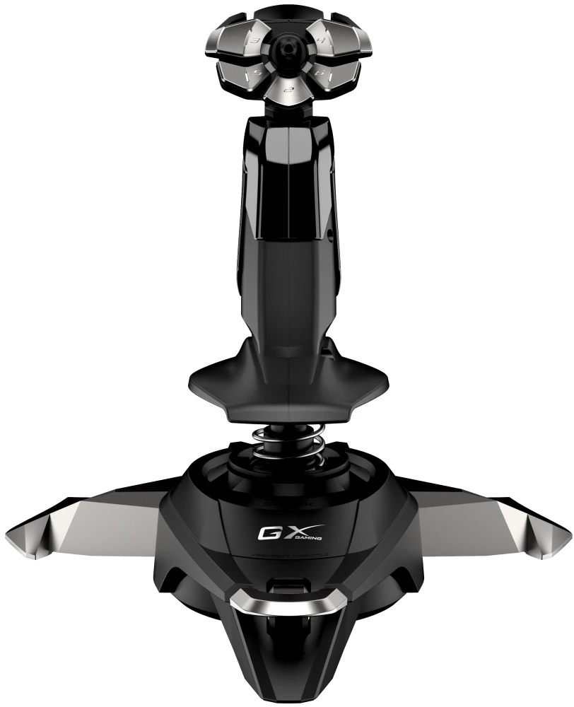 Joystick Genius MaxFire F27, 12przycisk, USB, juoda, Windows 8/10/11 i wyższy