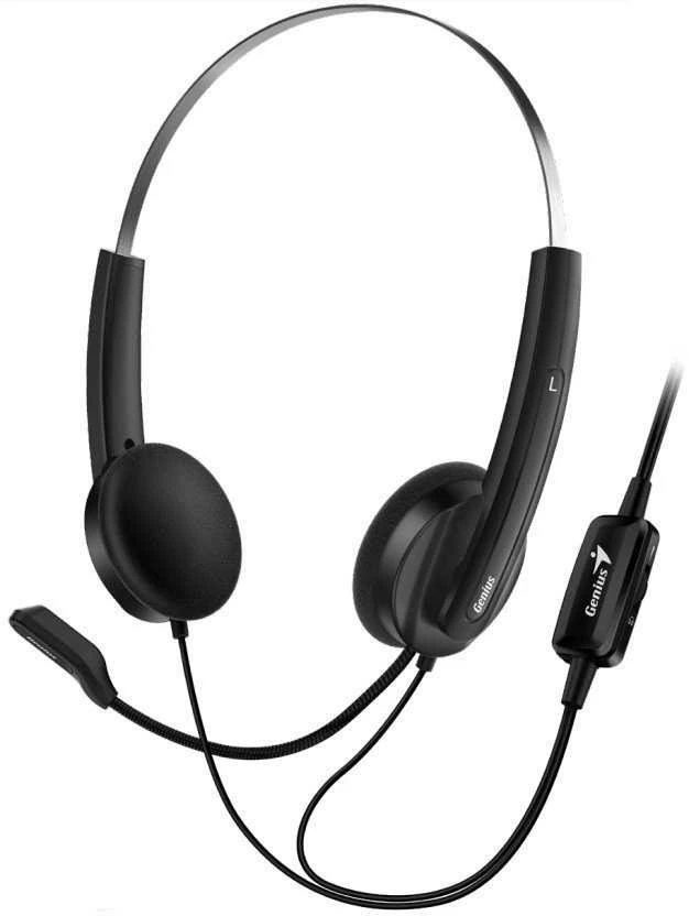 Genius HS-220U ausinės su mikrofonu ir USB valdymu