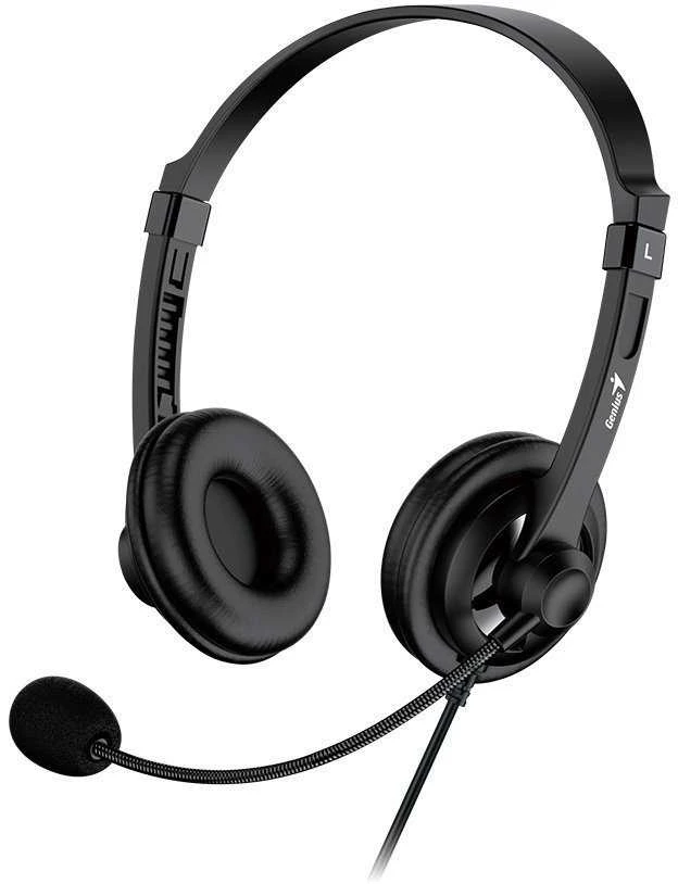 Ausinės Genius ausinės HS-230U/ USB/ juoda