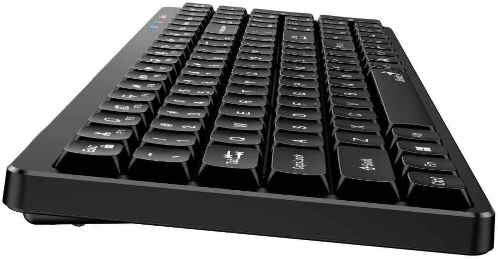 Genius LuxeMate Q8100 komplektas belaidė klaviatūra CZ/SK, juoda