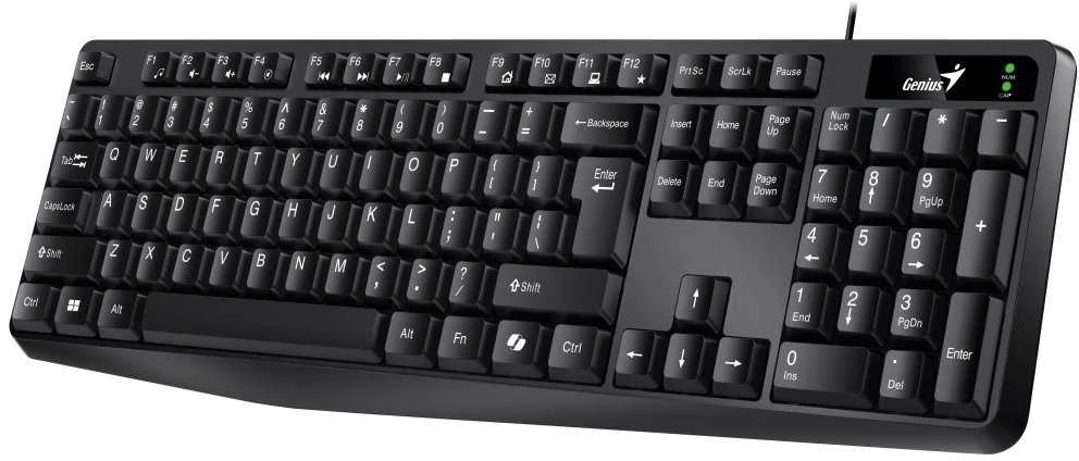 Genius KB-117 COPILOT klaviatūra su laidu (USB) CZ/SK, juoda