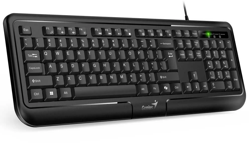Genius KB-118 II COPILOT klaviatūra su laidu (USB) CZ/SK, juoda
