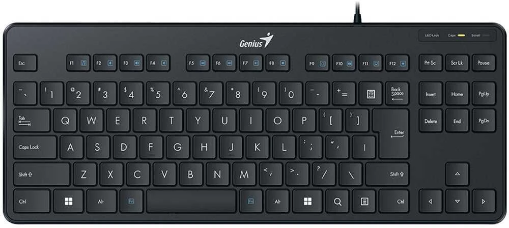 Genius LuxeMate 110 klaviatūra su laidu (USB) CZ/SK, juoda, EOL
