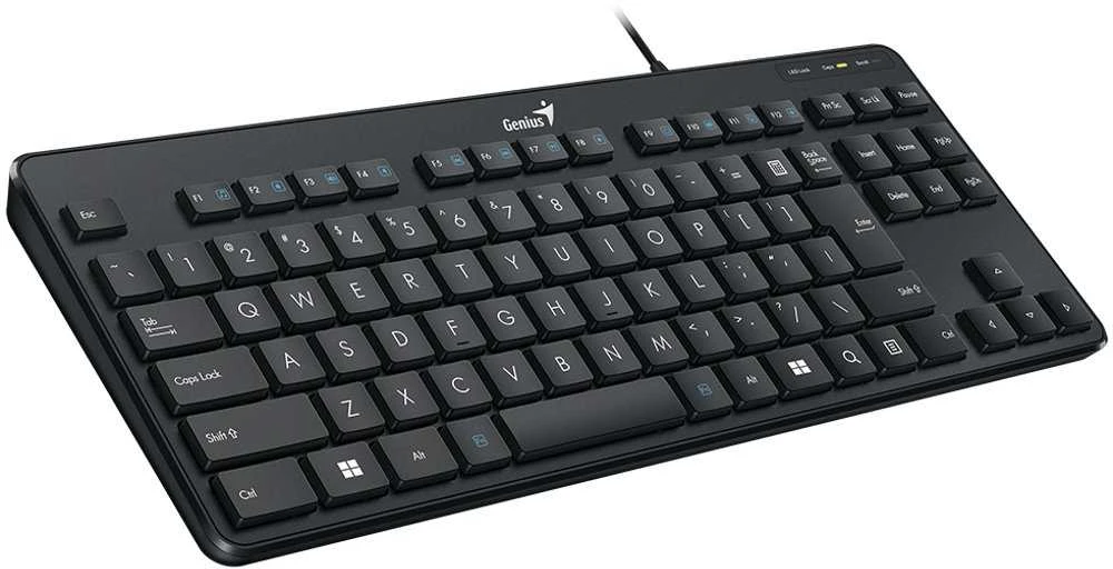 Genius LuxeMate 110 klaviatūra su laidu (USB) CZ/SK, juoda, EOL