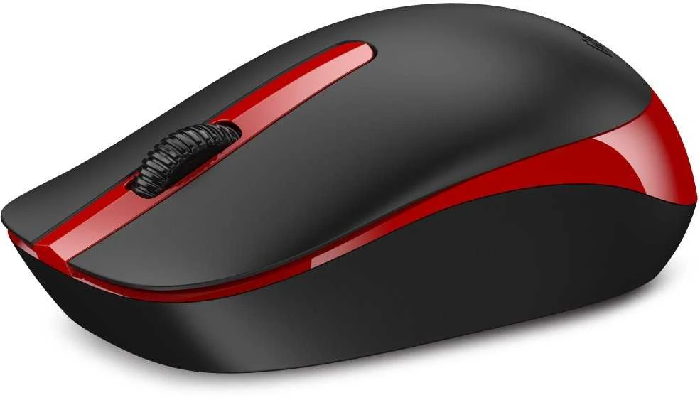 Genius NX-7007 Bevielė pelė, juoda-raudona, 1200DPI
