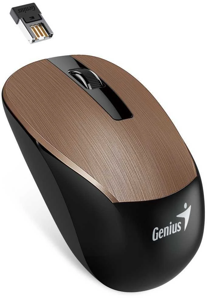 GENIUS pelė NX-7015/ 1600 dpi/ Mėlyna-Eye jutiklis/ belaidis/ varinis