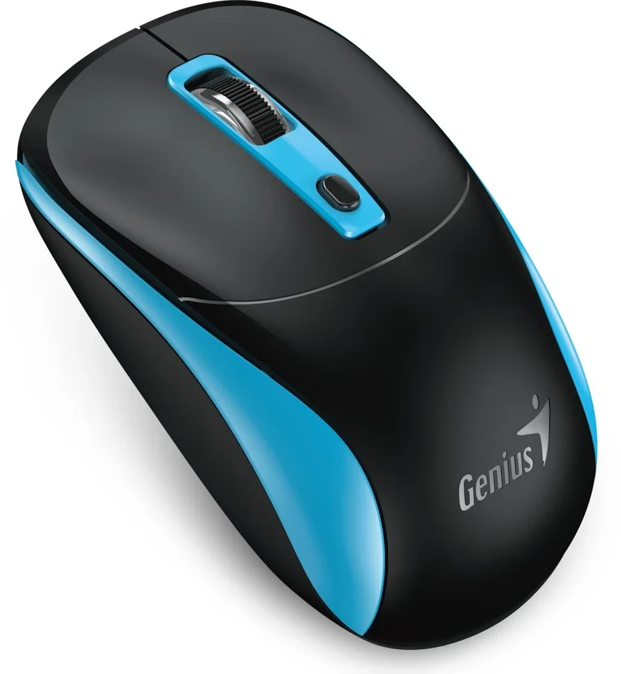 Genius NX-7123 Bevielė pelė, juoda-mėlyna, 1200DPI