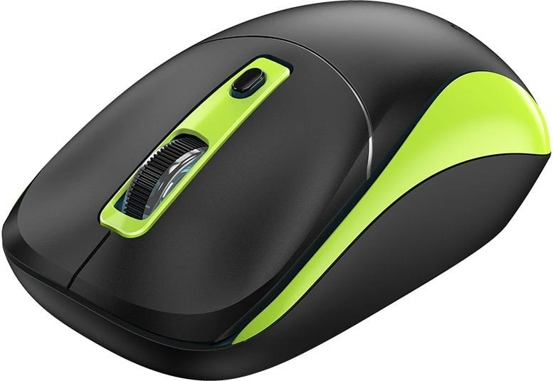 Genius NX-7123 Bevielė pelė, juoda-žalia, 1200DPI