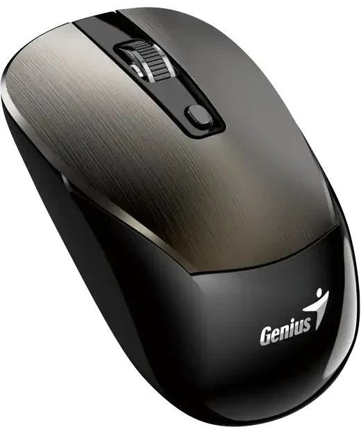 GENIUS NX-7125 šokolado spalvos belaidė pelė NX-7125, 1200 dpi, šokolado rudos spalvos