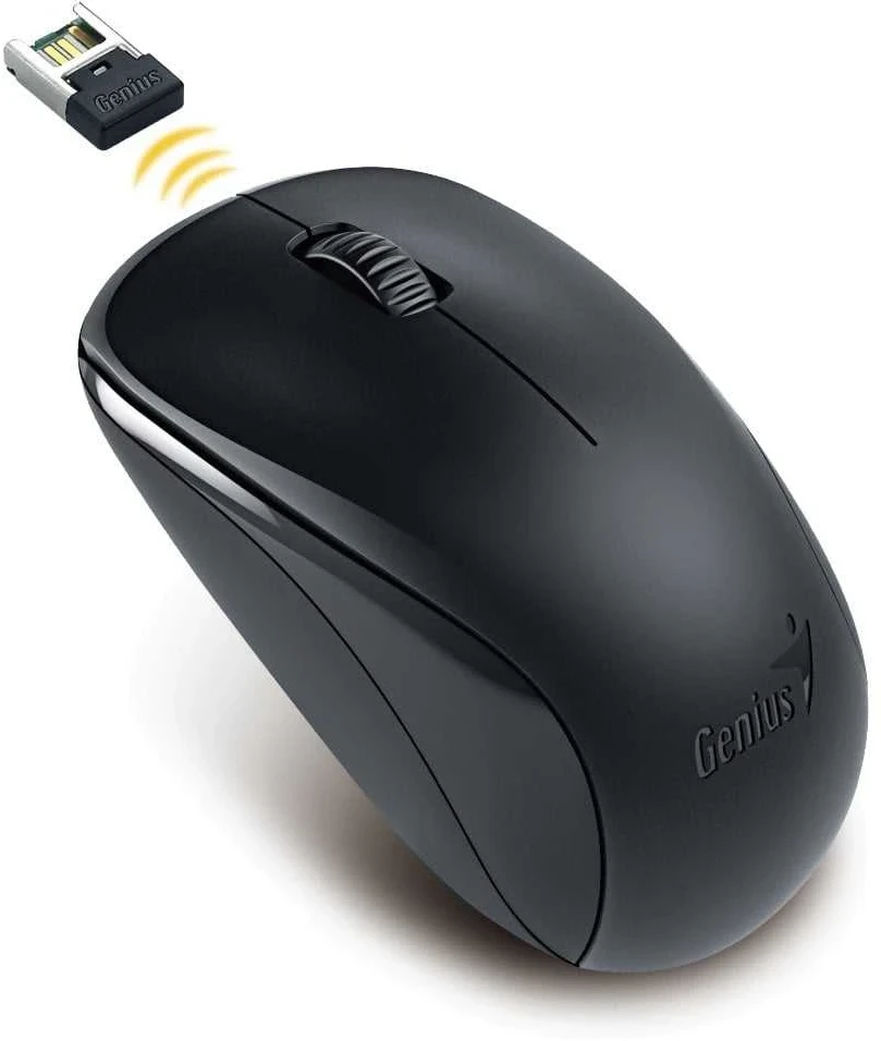 Bevielė pelė, Genius NX-7000, juoda, optinė, 1200DPI