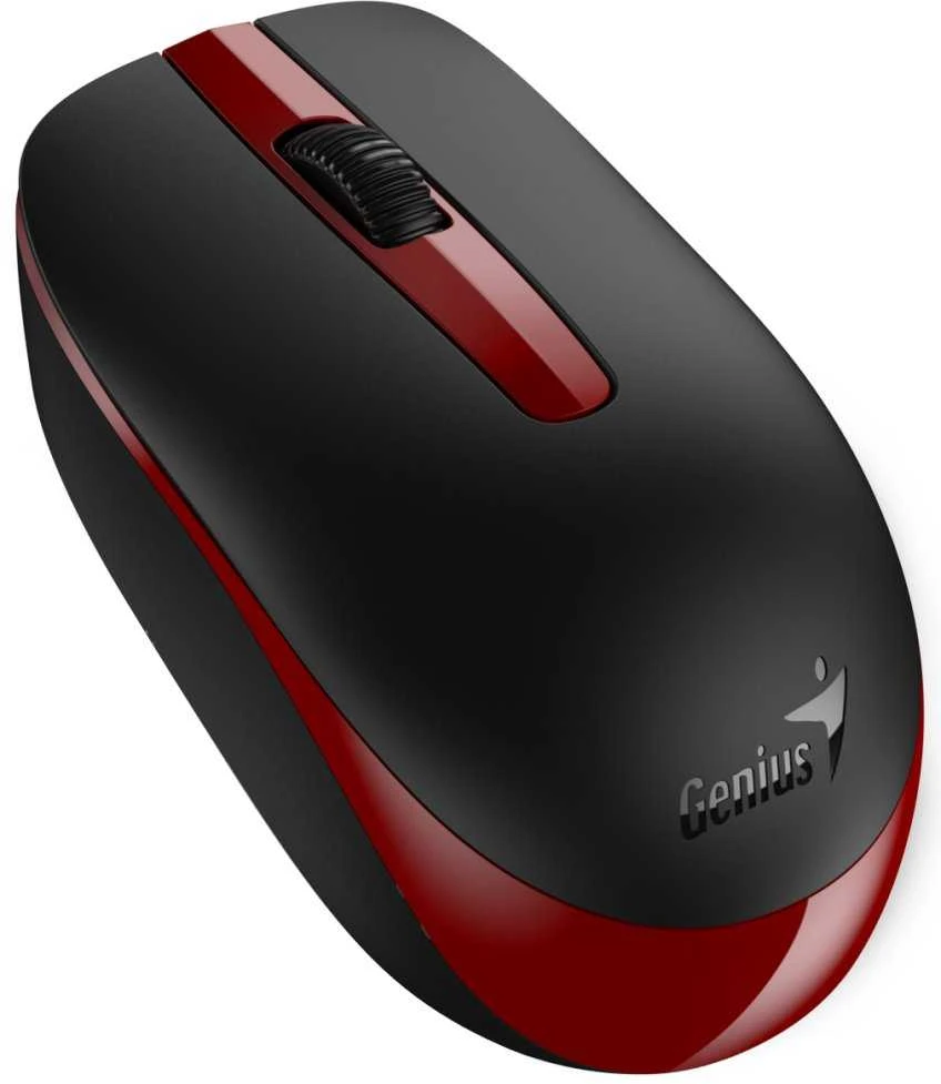 Genius NX-7007 Bevielė pelė, juoda-raudona, 1200DPI