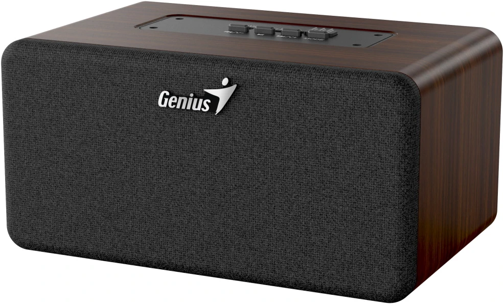 Genius głośniki SP-918BT, 6W, ruda, drewniane, 3,5 mm jack/ bluetooth