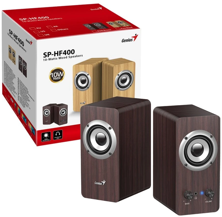 Kompiuterio kolonėlės Genius SP-HF400 garsiakalbiai, 10 W, raudoni