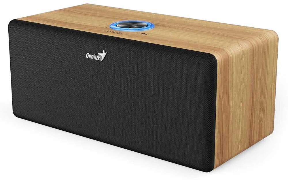 Genius SP-HF505BT garsiakalbis, 20 W, raudonas, medinis