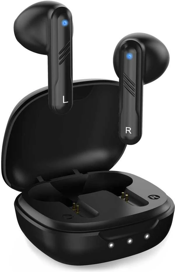 Ausinės Genius HS-M905BT mikrofonas, belaidis, juodas, 2.0, dėklas su įkrovimu, sportinis tipas: USB-C