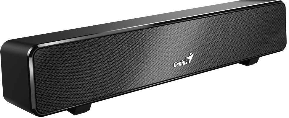 Namų kino sistema KYE 31730024400 Genius garsiakalbis Mini USB SoundBar 100, Immersive Cinema-Style Sound Effect, juodas