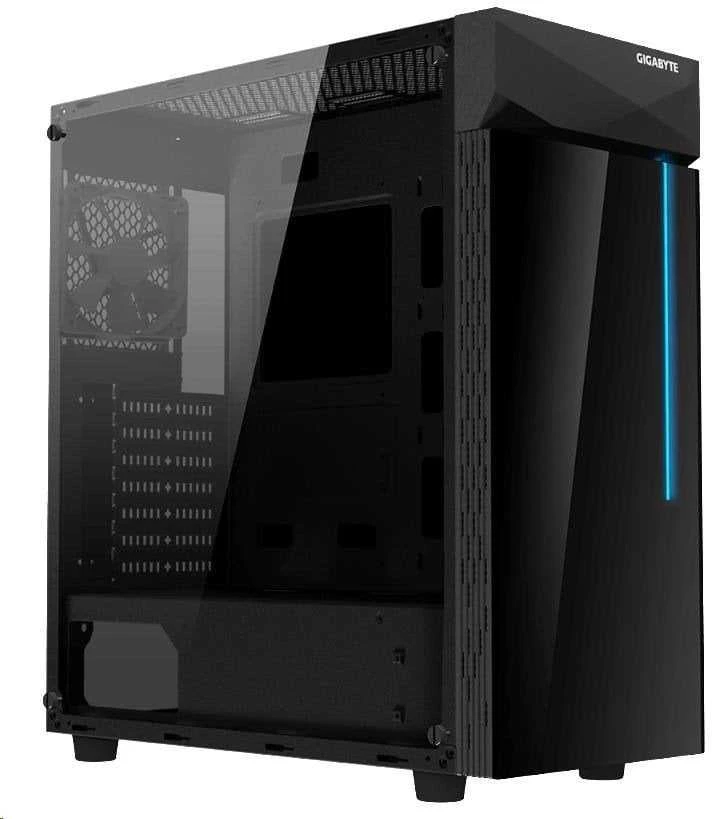 „Gigabyte C200“ „Midi Tower“ Juoda