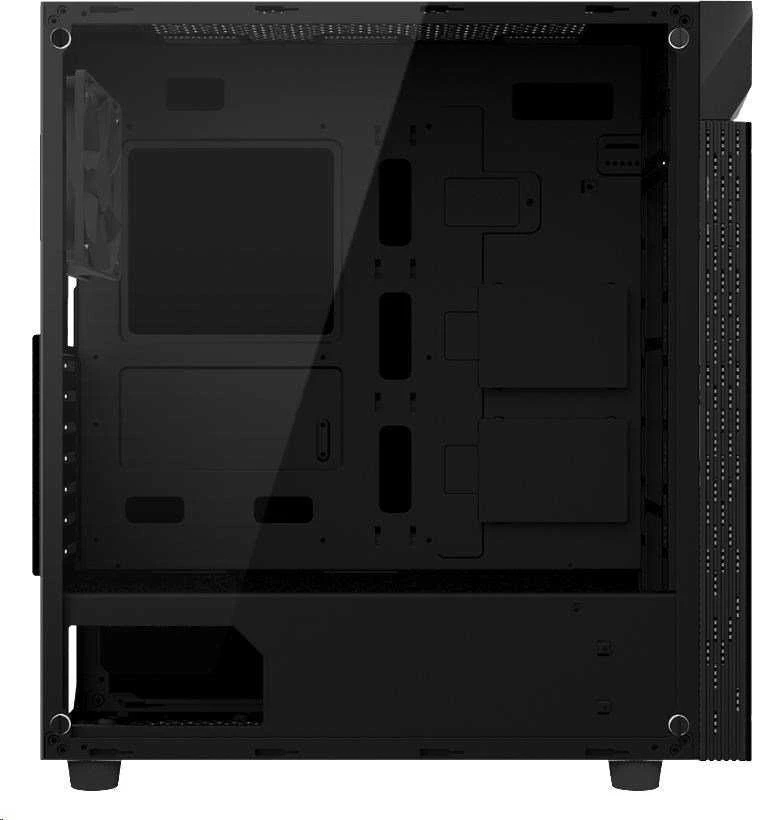 „Gigabyte C200“ „Midi Tower“ Juoda