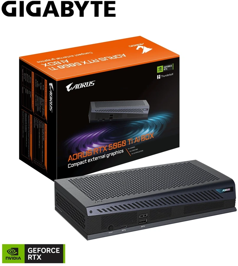 GIGABYTE AORUS RTX 5060 Ti AI BOX