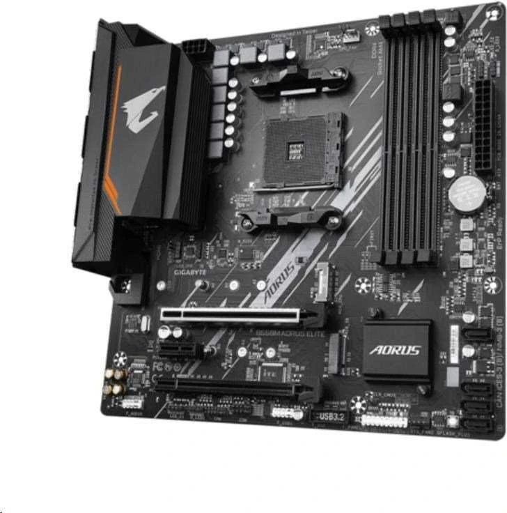 Pagrindinė plokštė Gigabyte B550M AORUS Elite/AM4/Micro-ATX/Memory DDR4/Atminties lizdai 4/1xPCI-Express 3.0 1x/1xPCI-Express 3.0 4x/1xPCI-Express 4.0 16x/2xM.2/1xDVI-D/1xHDMI/2xAudio-In/1xAudio-Out/4xUSB 2.0/4xUSB 3.2/1xPS/2/1xRJ45