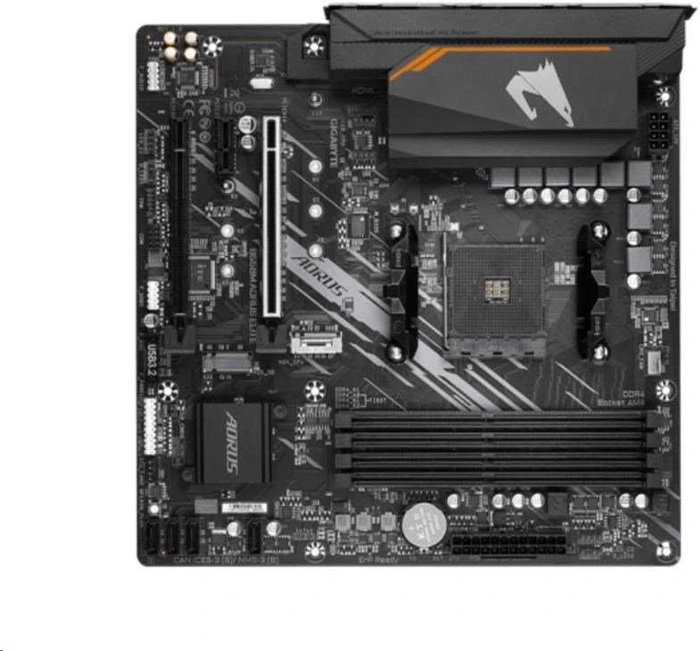 Pagrindinė plokštė Gigabyte B550M AORUS Elite/AM4/Micro-ATX/Memory DDR4/Atminties lizdai 4/1xPCI-Express 3.0 1x/1xPCI-Express 3.0 4x/1xPCI-Express 4.0 16x/2xM.2/1xDVI-D/1xHDMI/2xAudio-In/1xAudio-Out/4xUSB 2.0/4xUSB 3.2/1xPS/2/1xRJ45