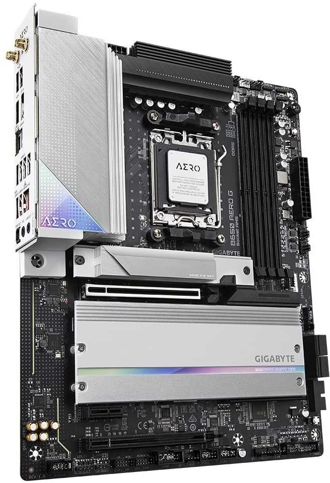 Pagrindinė plokštė GIGABYTE B650 AERO G AM5 1xHDMI 1xDP
