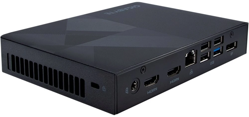 „Gigabyte Brix GB-BNIP-N100 Barebone“ (Intel N100 procesorius 4C/4T)