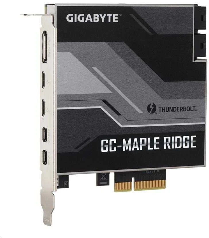GIGABYTE GC-MAPLE RIDGE, „Intel® Thunderbolt™ 4“ sertifikuota priedo kortelė, C tipo USB, „DisplayPort“