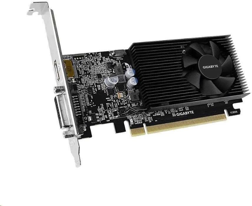 Vaizdo plokštė Gigabyte Gigabaitas | GV-N1030D4-2GL 1.0 | NVIDIA | 2 GB | GeForce GT 1030 | DDR4 | DVI-D jungtys kiekis 1 | HDMI jungtys kiekis 1 | PCI Express 3.0 | Atminties taktinis dažnis 2100 MHz | Procesoriaus dažnis 1417 MHz
