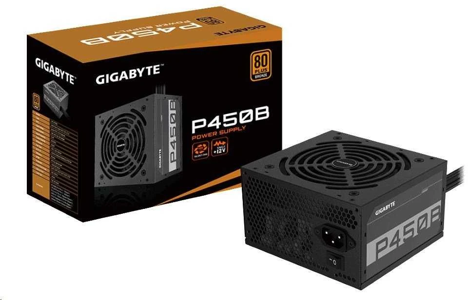 Gigabyte P450B maitinimo blokas 450 W 20+4 pin ATX ATX Juoda