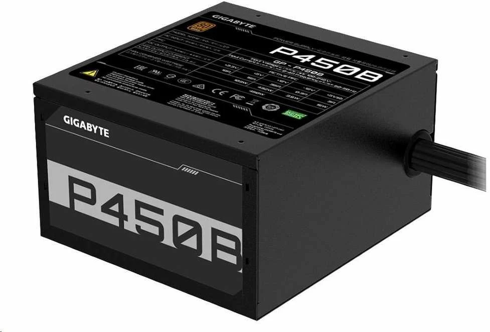 Gigabyte P450B maitinimo blokas 450 W 20+4 pin ATX ATX Juoda