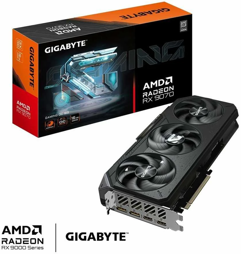Gigabyte Radeon RX 9070 GAMING OC 16GB (GV-R9070GAMING OC-16GD)