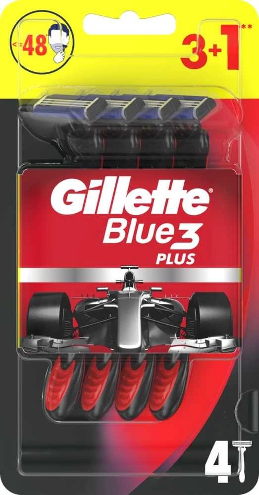 Gillette Blue3 Plus disposable razors 3+1 pcs