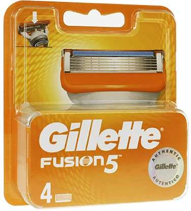 Skutimosi galvutės Gillette Fusion 5, 4 vnt.