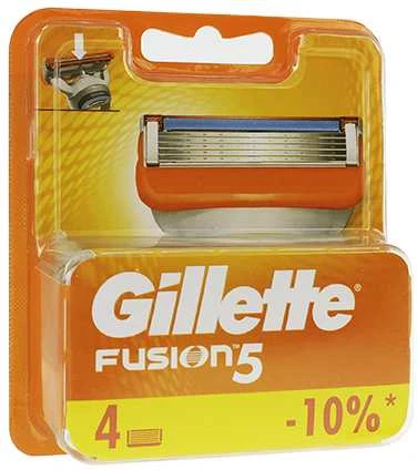 Skutimosi galvutės Gillette Fusion 5, 4 vnt.