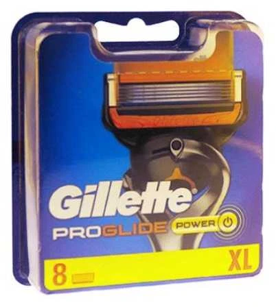 Pakaitinių peiliukų rinkinys Gillette ProGlide Power, 8 vnt.