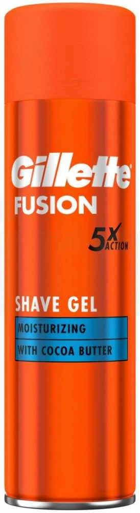 Drėkinamasis skutimosi gelis jautriai odai „Gillette Fusion 5 Ultra Moisturizing“ (skutimosi gelis), 200 ml
