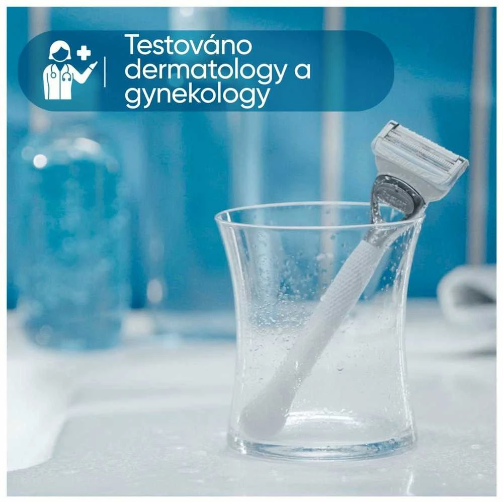 Gillette Venus Satin Care Skutimosi Peiliukai Gaktoms Plaukams, Moterims, 3 vnt