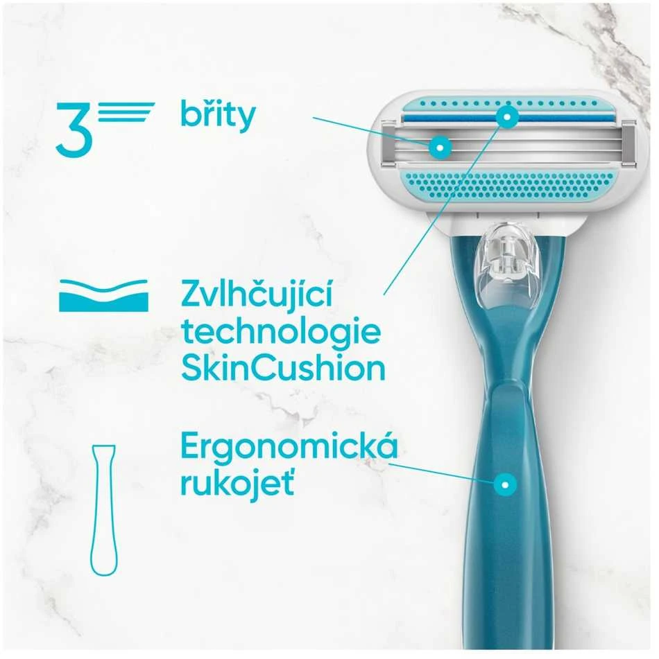 Gillette Skustuvo galvutės VENUS Smooth, 4 vnt.